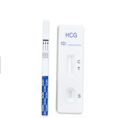 طقم اختبار كاسيت للتشخيص السريع للحمل دقيق HCG للاختبار الذاتي في المنزل