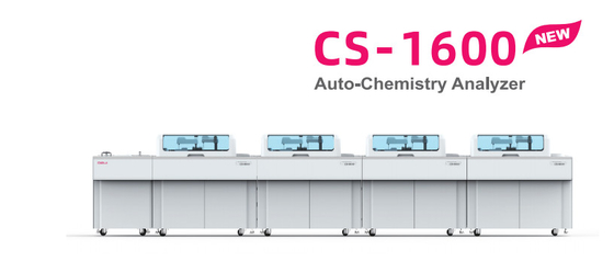 محلل الكيمياء الحيوية الطبي الآلي بالكامل تصميم معياري CS-1600 1600 T / H