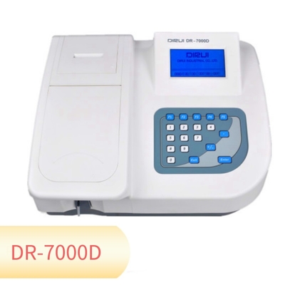 340nm Dirui محلل الكيمياء الحيوية الطبية المحمولة شبه السيارات