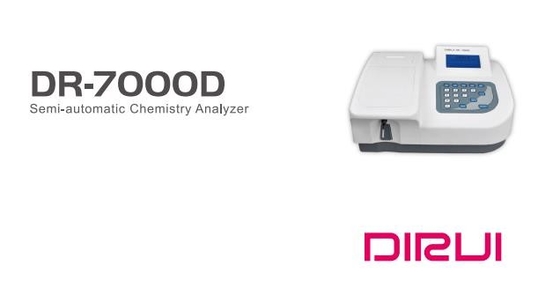 340nm Dirui محلل الكيمياء الحيوية الطبية المحمولة شبه السيارات