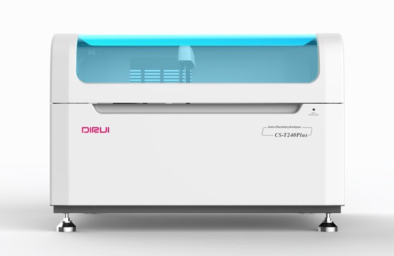 محلل الكيمياء الحيوية Dirui 240T / H CE السيارات محلل الكيمياء الحيوية